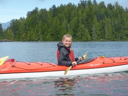 Kayak in Tofino