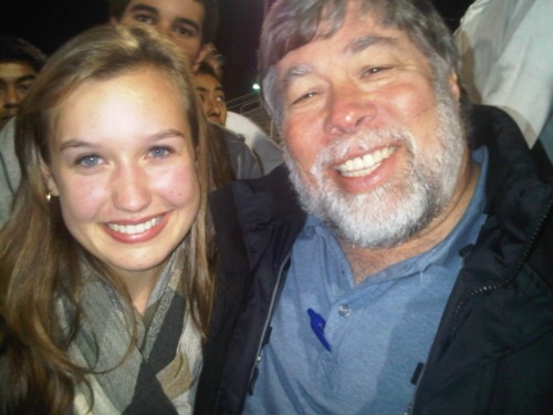 With Steve wozniak!